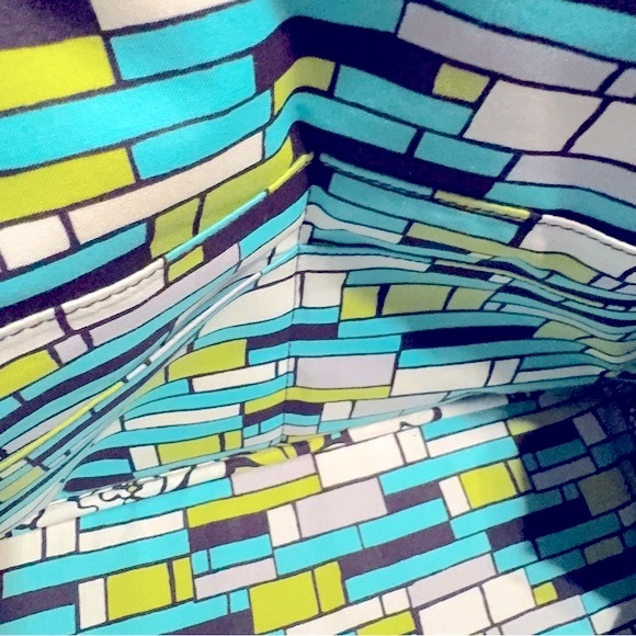 EUC VERA BRADLEY Retired Island Blooms Bowler Bag Purse, Clean! Original Owner - Picture 4 of 9